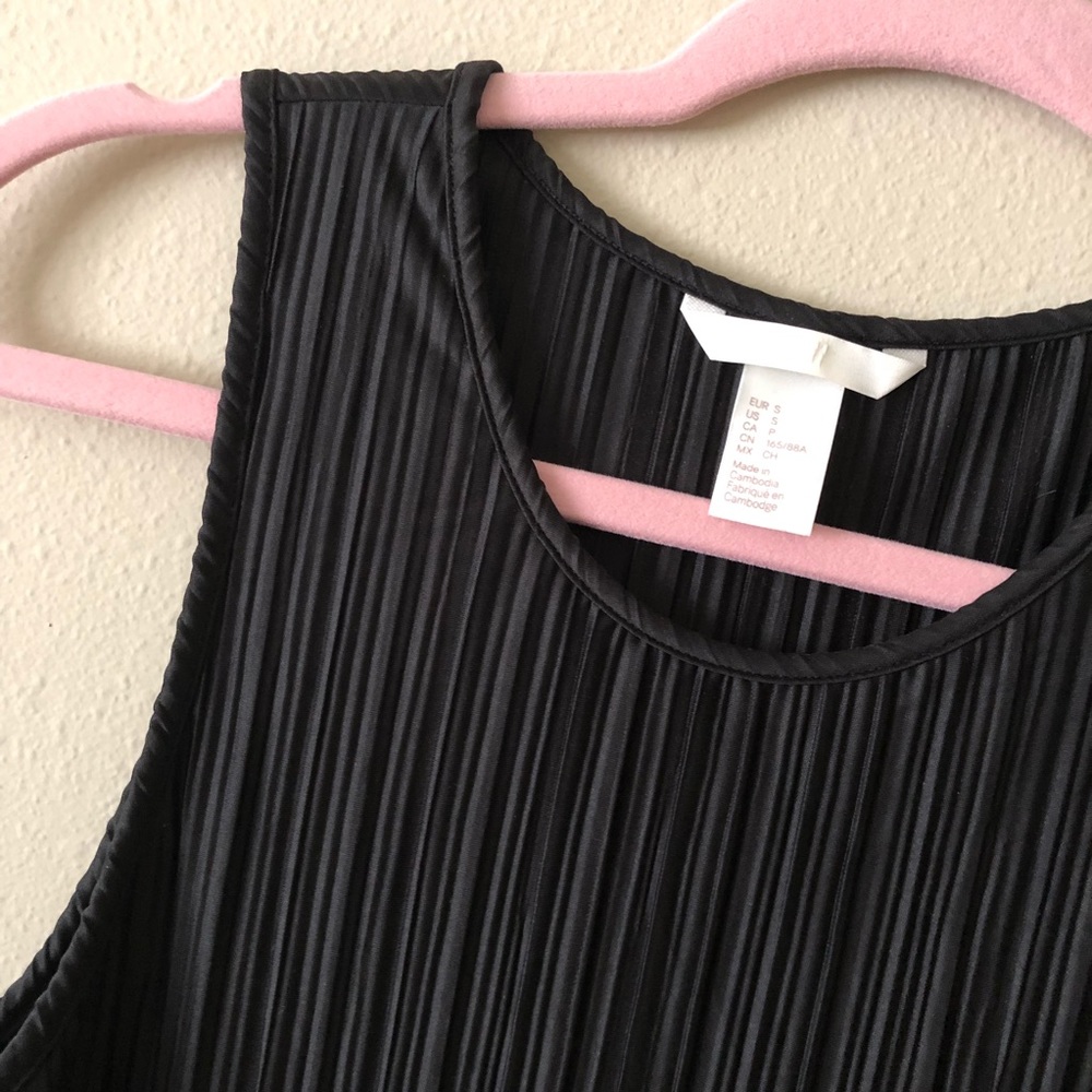NWOT H&M Basic BLACK DRESS - Picture 2 of 2